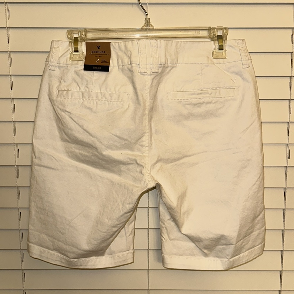 NWT American Eagle white Bermuda shorts - Picture 2 of 7